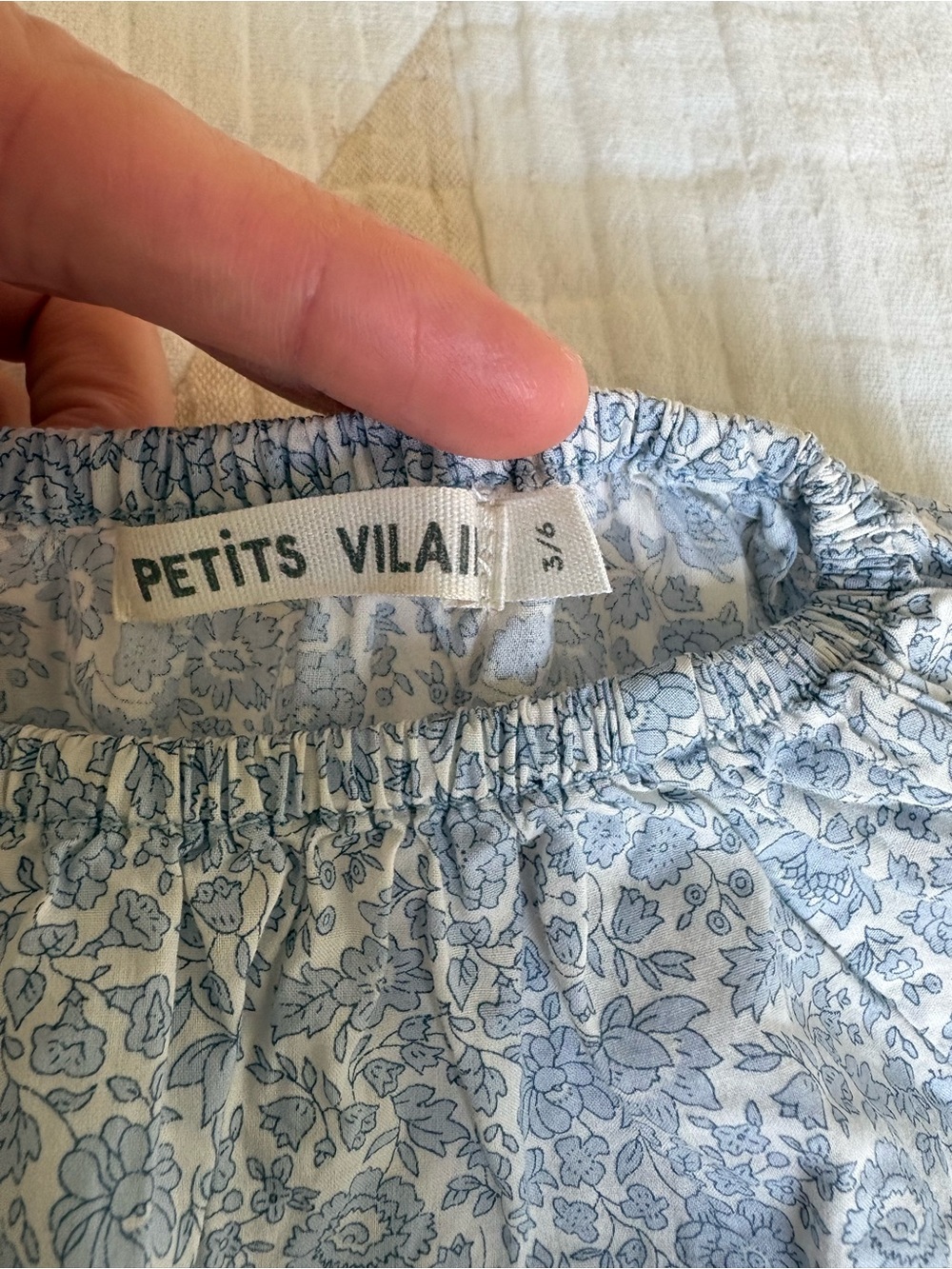 Petits Vilains floral bubble romper